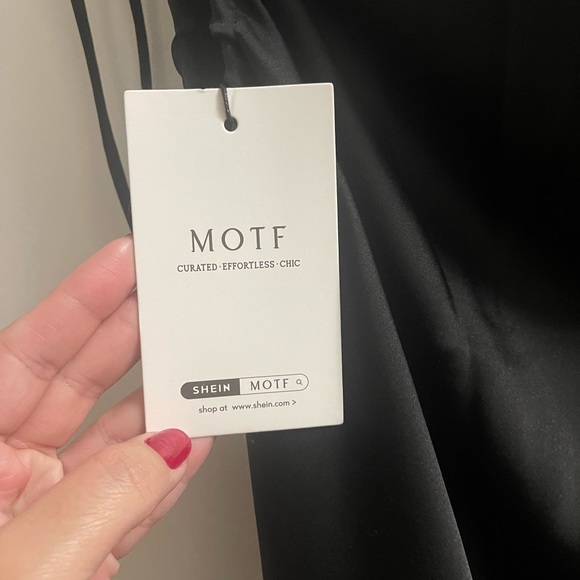 Black Silk Dress - Picture 2 of 2